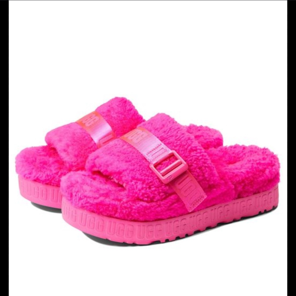 Authentic Pink UGG Fluffita